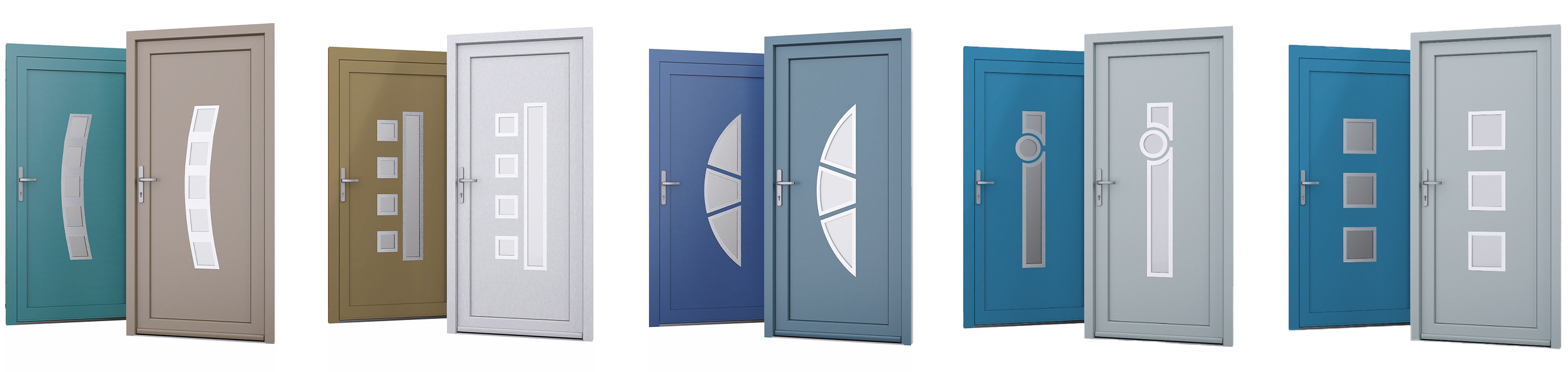 Différents modèles de porte d'entrée