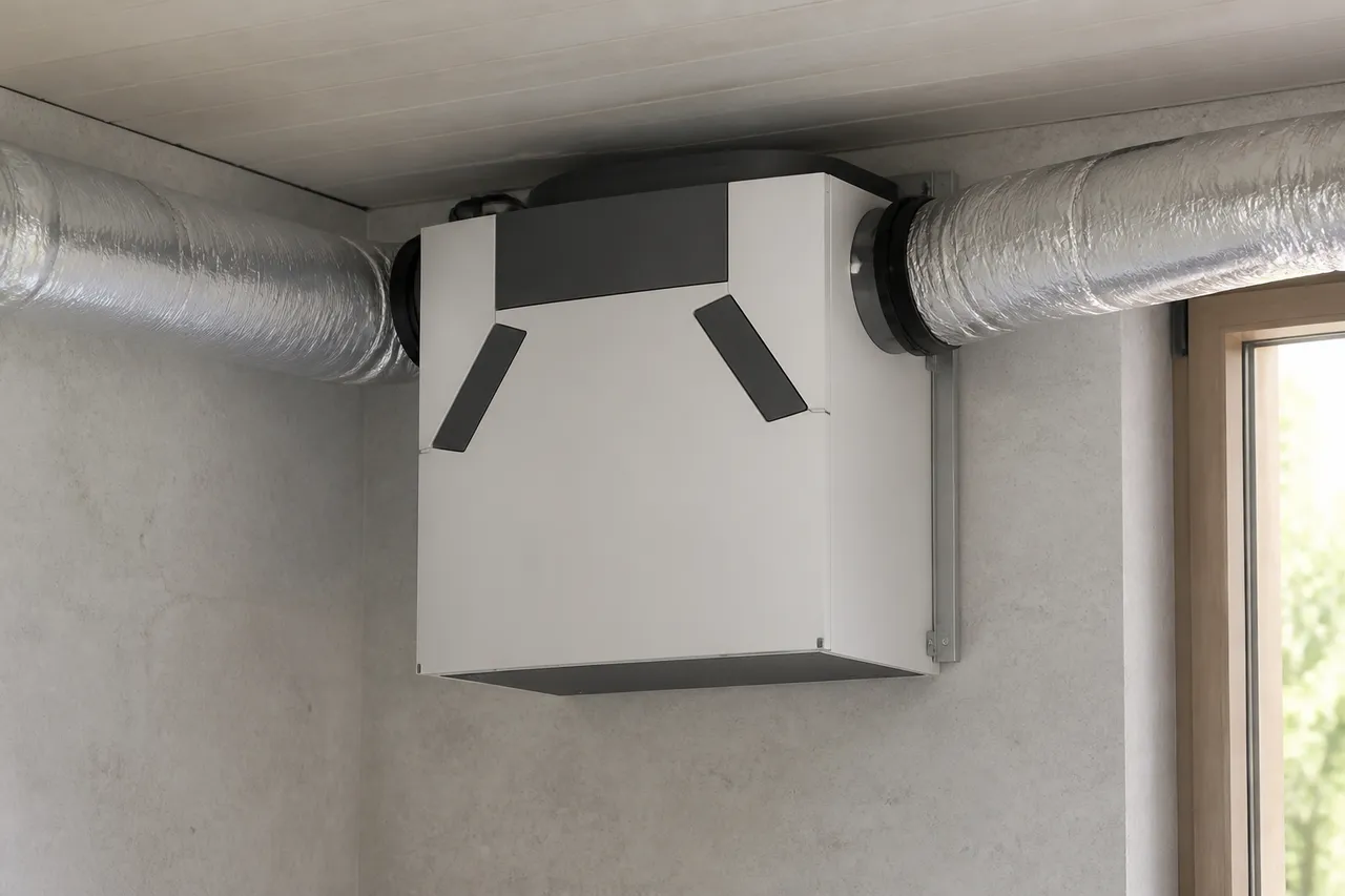 Gaines d'une VMC double flux avec échangeur thermique