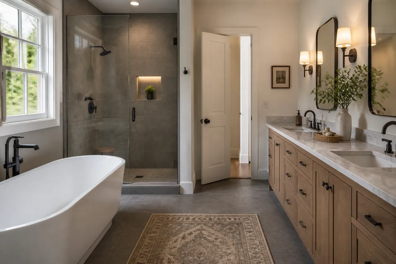 Budget d'une salle de bain moyenne de 5 à 8 m²